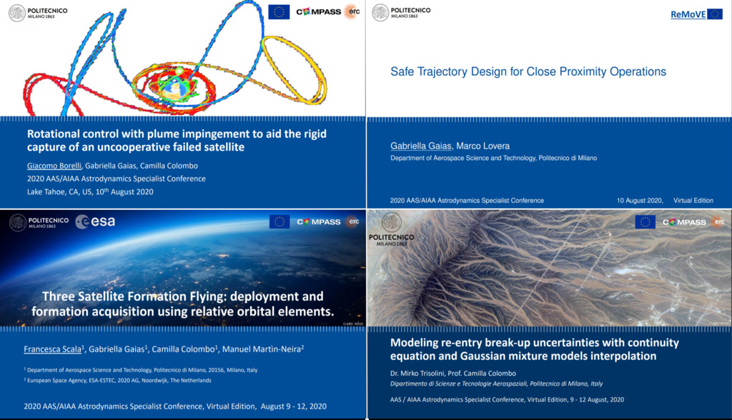 COMPASS at the 2020 AAS/AIAA Astrodynamics Specialist Conference