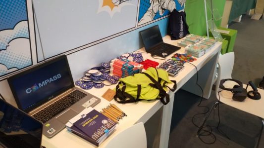 COMPASS stand at the OpenDay of the European Institutions