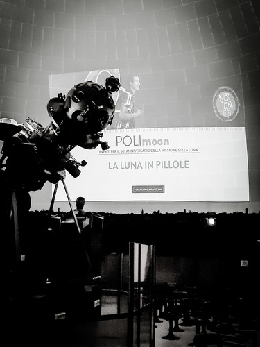 Mirko Trisolini and Simeng Huang at PoliMoon 2019