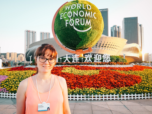 Camilla Colombo at the World Economic Forum 2019