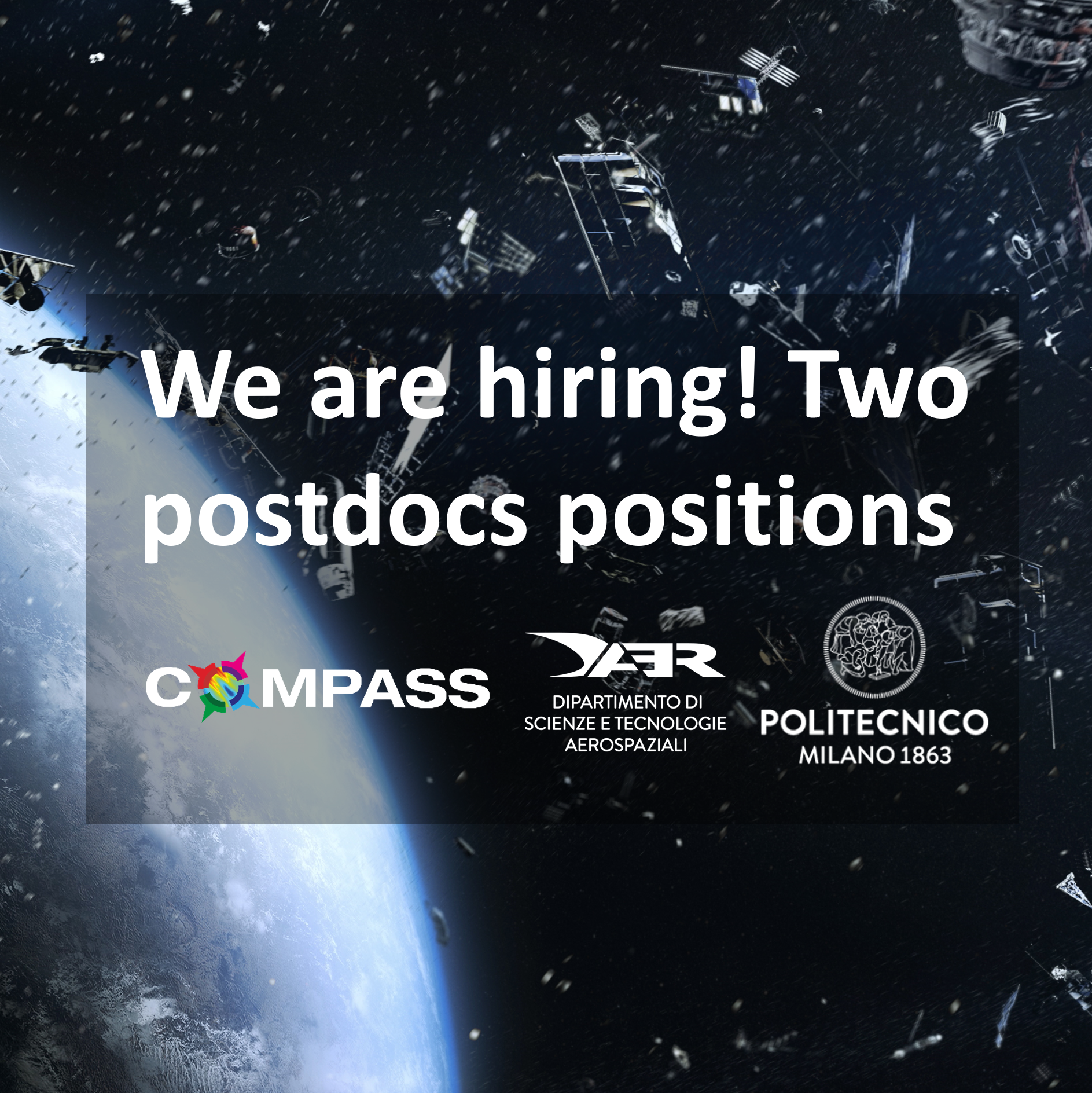 Two Postdocs positions open in our team on Space Traffic Management