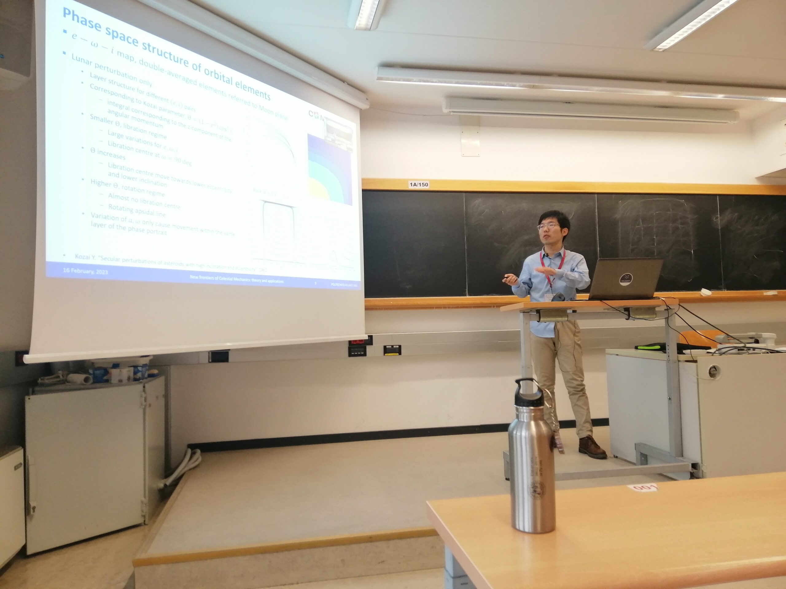 Xiaodong Lu at I-CELMEC Conference “New frontiers of Celestial Mechanics: theory and applications” in Padova